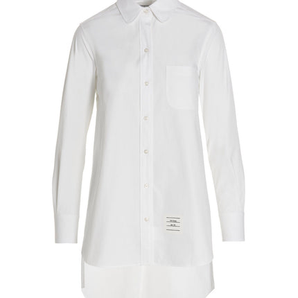 Thom Browne White Cotton Blouse
