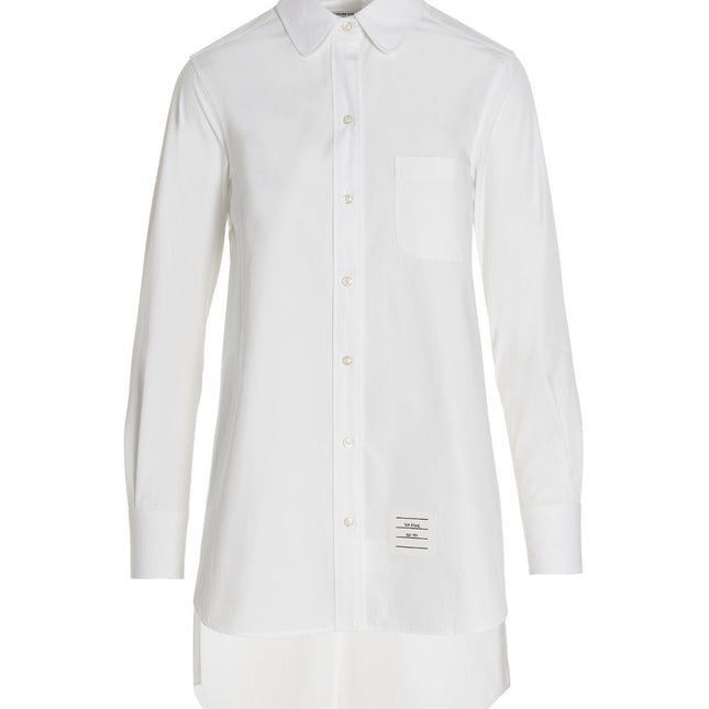 Thom Browne White Cotton Blouse