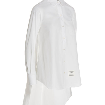 Thom Browne White Cotton Blouse