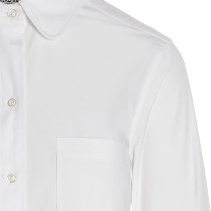 Thom Browne White Cotton Blouse