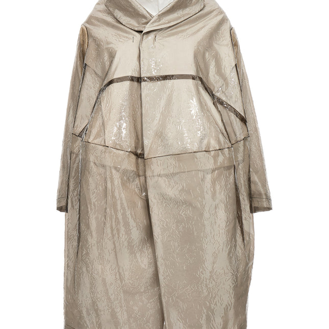 Comme Des Garçons Gray Polyethylene Coat