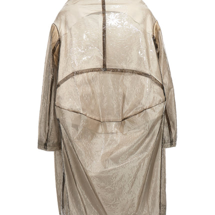 Comme Des Garçons Gray Polyethylene Coat