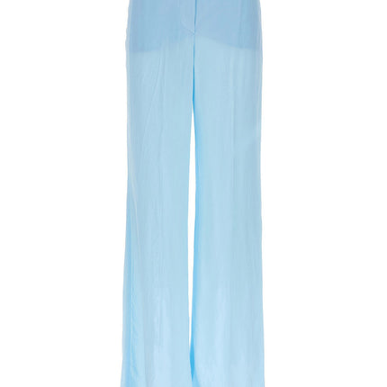 Sportmax Blue Viscose Casual Pants