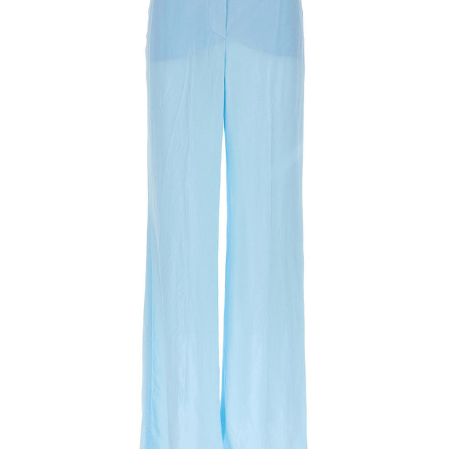 Sportmax Blue Viscose Casual Pants