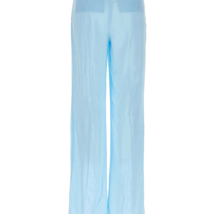 Sportmax Blue Viscose Casual Pants