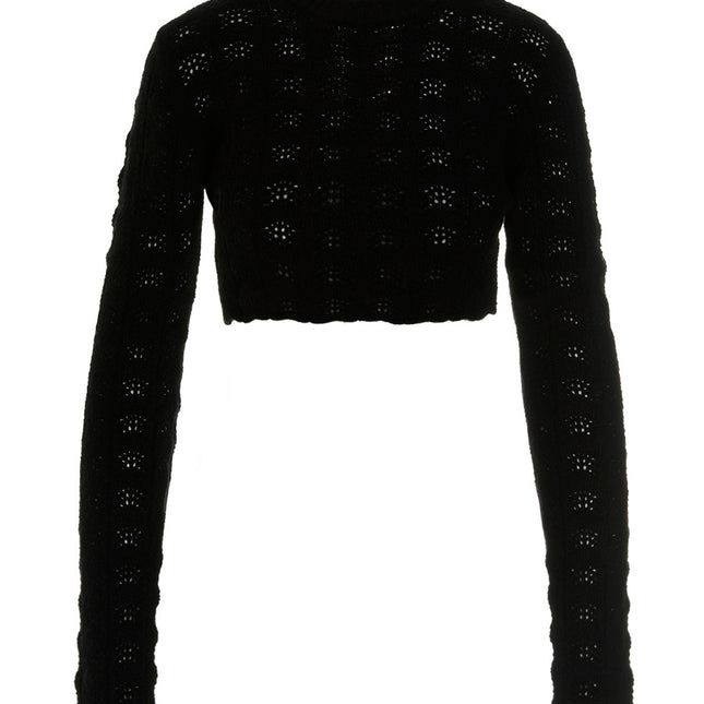 Sportmax Black Wool Cardigan
