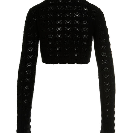 Sportmax Black Wool Cardigan