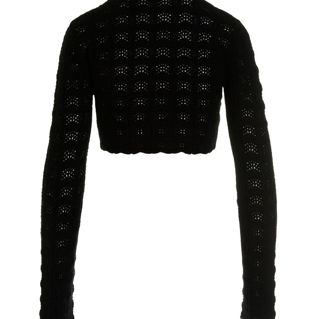 Sportmax Black Wool Cardigan