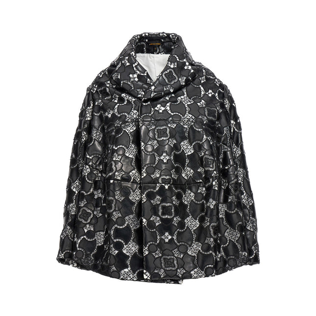 Comme Des Garçons Bicolor Polyethylene Leather Jacket