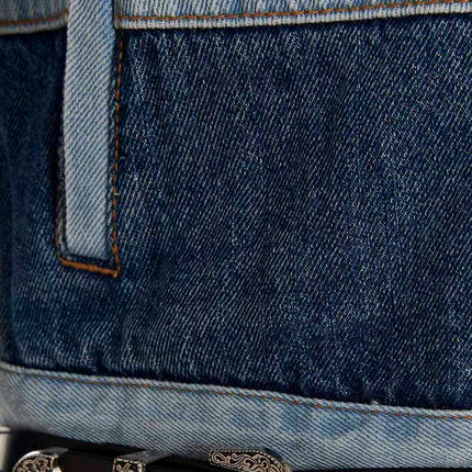 Andersson Bell Blue Cotton Denim Jacket