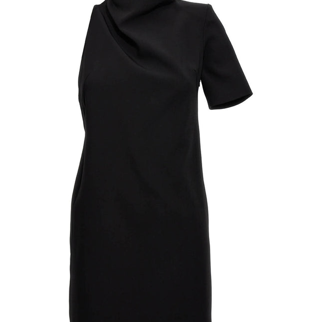 Sportmax Black Viscose Short Dress