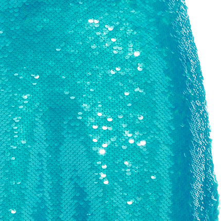 Ganni Blue Recycled Polyester Midi Skirt