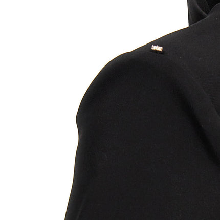 Sportmax Black Viscose Short Dress