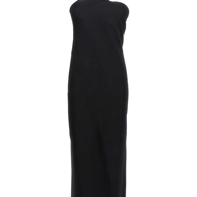 Sportmax Black Viscose Long Skirt