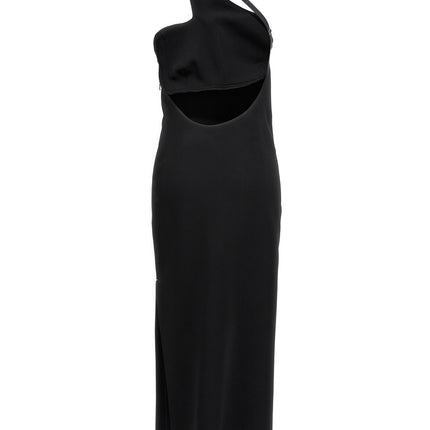 Sportmax Black Viscose Long Skirt