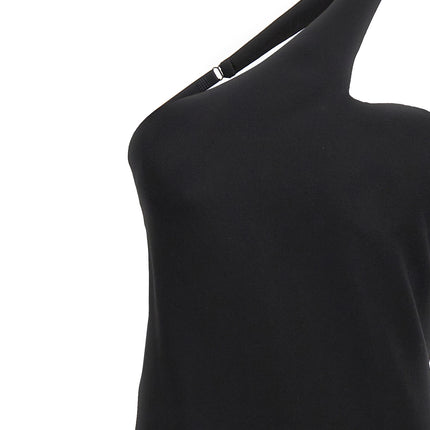 Sportmax Black Viscose Long Skirt