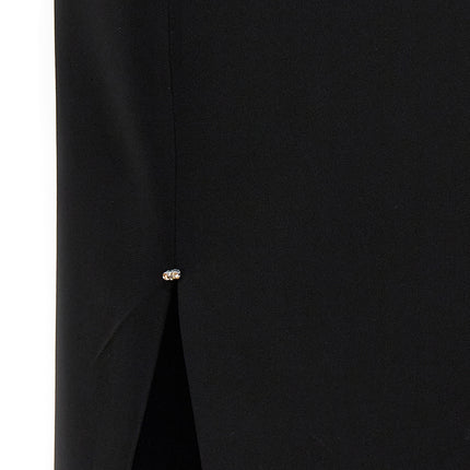 Sportmax Black Viscose Long Skirt