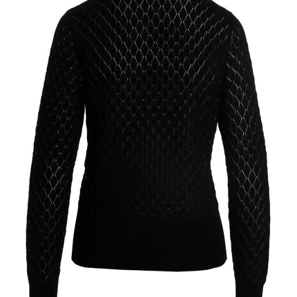 SAPIO Black Viscose Polo Shirt
