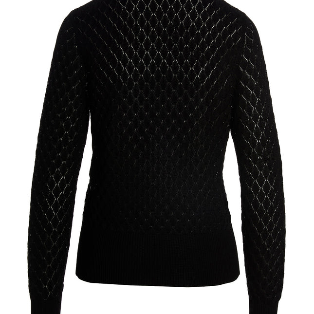 SAPIO Black Viscose Polo Shirt