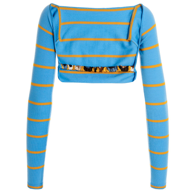 Emilio Pucci Blue Wool Cardigan