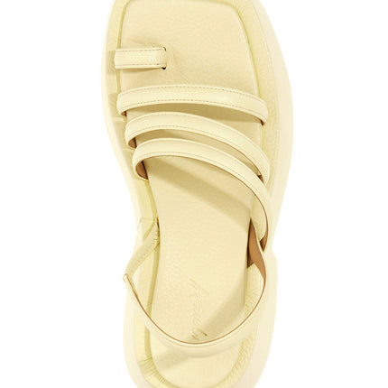 Marsell Bicolor Calfskin Stiletto Heel Sandals