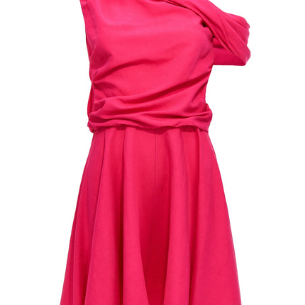 ROCHAS Fuchsia Viscose Short Dress