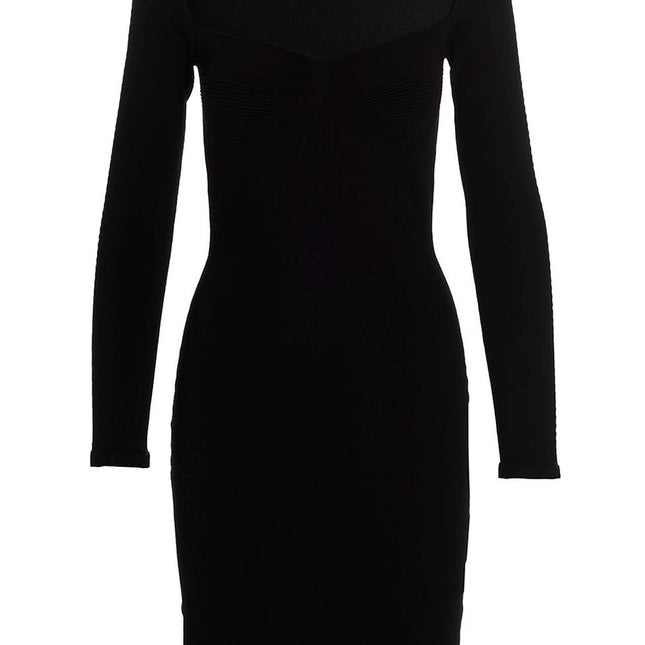 Dsquared² Black Viscose Mini Skirt