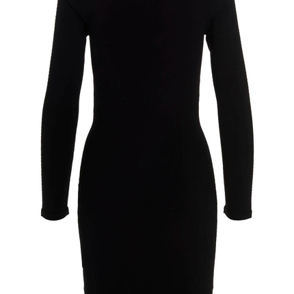 Dsquared² Black Viscose Mini Skirt