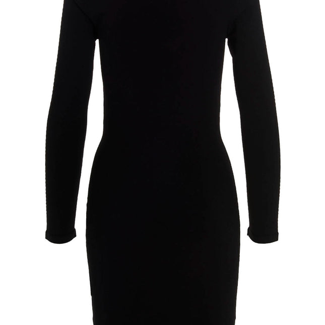 Dsquared² Black Viscose Mini Skirt
