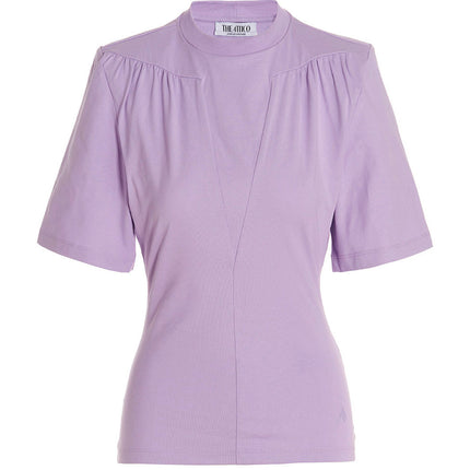The Attico Purple Cotton T-Shirt