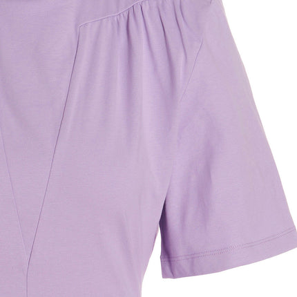 The Attico Purple Cotton T-Shirt