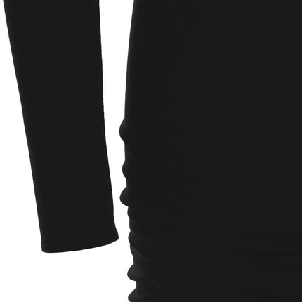 Versace Black Viscose Short Dress