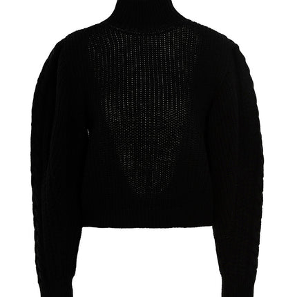 MIXIK Black Wool Cardigan
