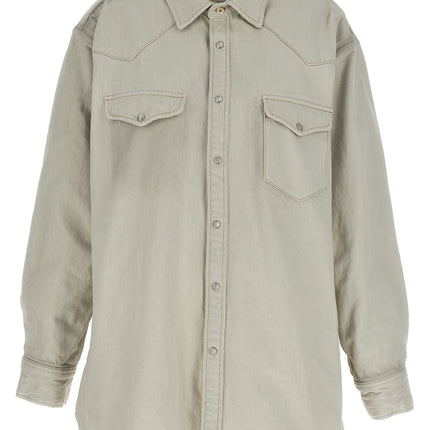 Maison Margiela White Cotton Denim Jacket