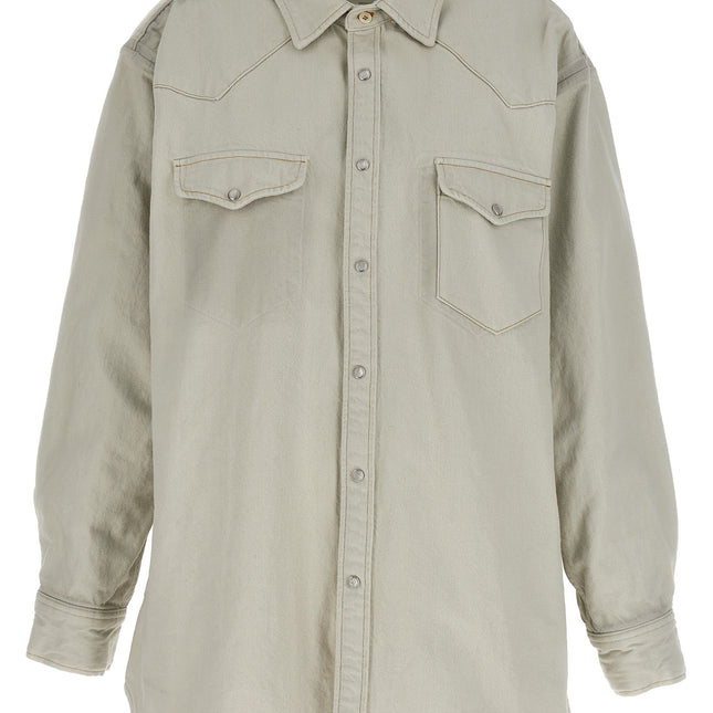 Maison Margiela White Cotton Denim Jacket