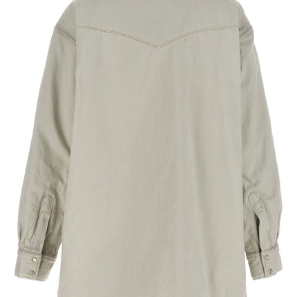 Maison Margiela White Cotton Denim Jacket
