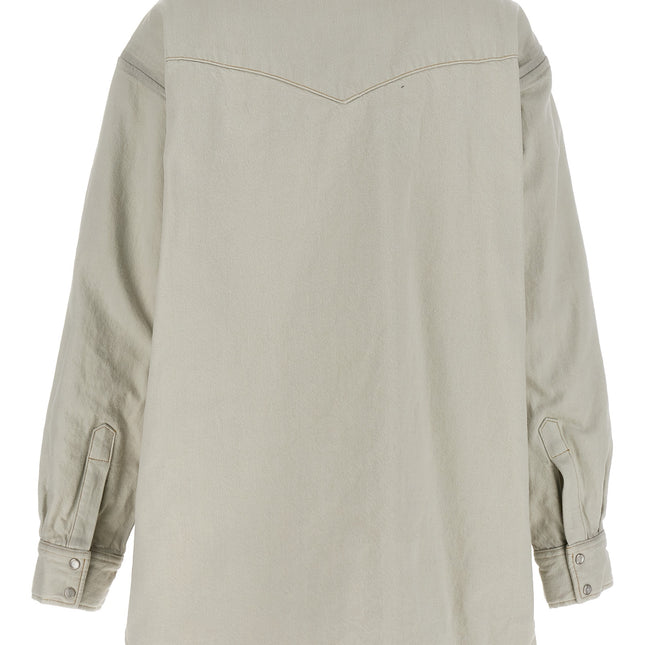 Maison Margiela White Cotton Denim Jacket