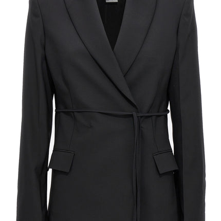 Nensi Dojaka Black Virgin Wool Blazer