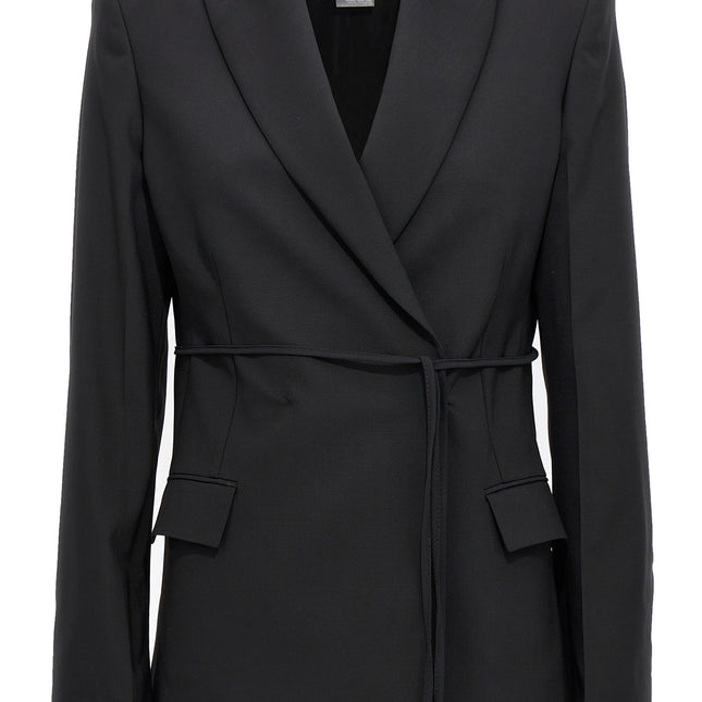 Nensi Dojaka Black Virgin Wool Blazer