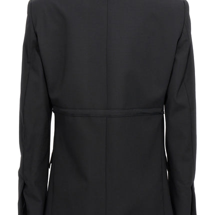 Nensi Dojaka Black Virgin Wool Blazer