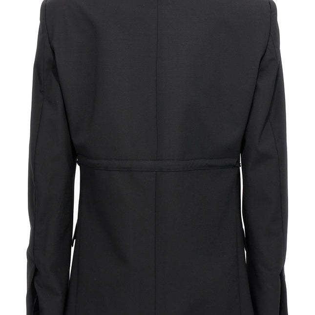 Nensi Dojaka Black Virgin Wool Blazer
