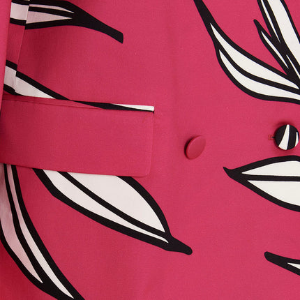 ROCHAS Fuchsia Cotton Blazer