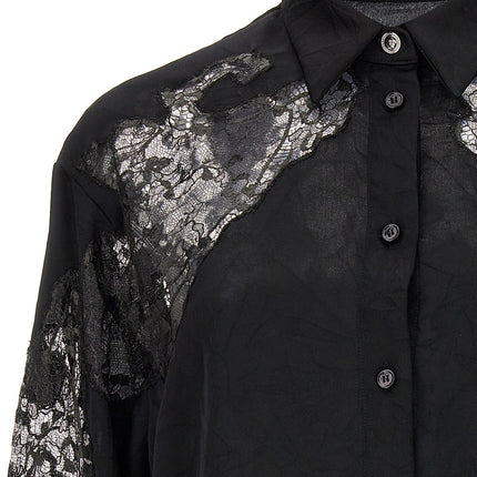 Versace Black Polyester Blouse