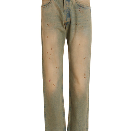 Darkpark Blue Cotton Jeans Denim
