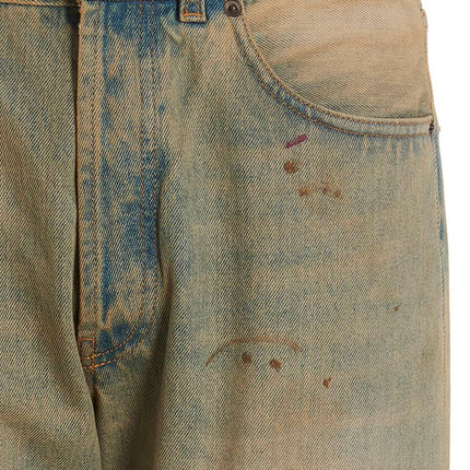 Darkpark Blue Cotton Jeans Denim