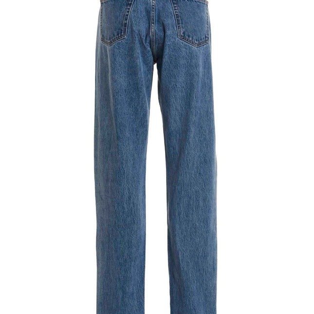 VTMNTS Blue Cotton Relaxed Fit Jeans