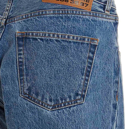 VTMNTS Blue Cotton Relaxed Fit Jeans