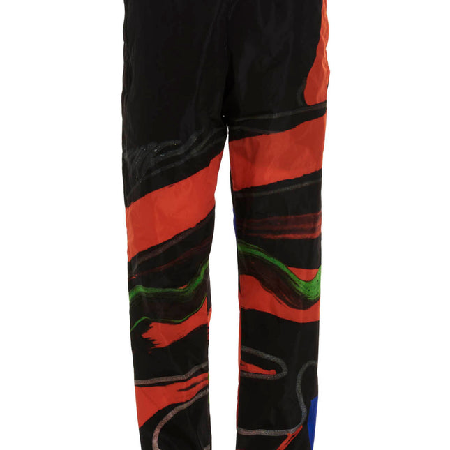 Moschino Black Polyamide Athletic Pants