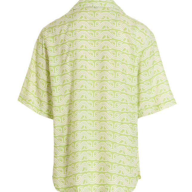GCDS Bicolor Viscose Blouse