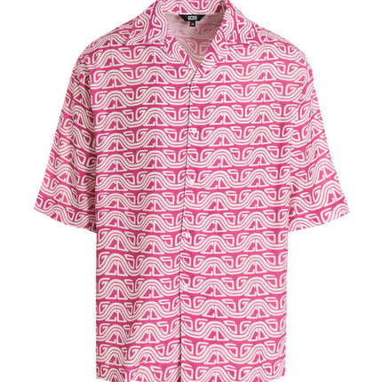 GCDS Fuchsia Viscose Blouse